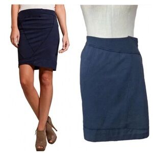 NWT Band of Outsiders Sweat Skirt XL (4) Blue